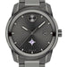 Furman University Men's Movado BOLD Gunmetal Grey with Date Window