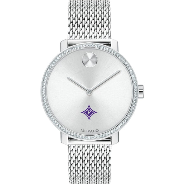 Furman Women's Movado Bold with Crystal Bezel & Mesh Bracelet Shot #2