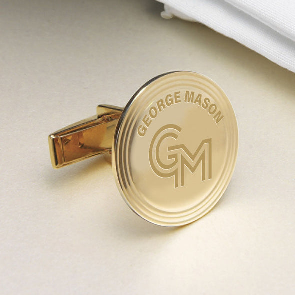 George Mason 14K Gold Cufflinks Shot #2