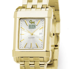 George Mason Men's Gold Watch with 2-Tone Dial & Bracelet at M.LaHart & Co. Shot #1