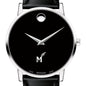 George Mason Men's Movado Museum with Leather Strap Shot #1