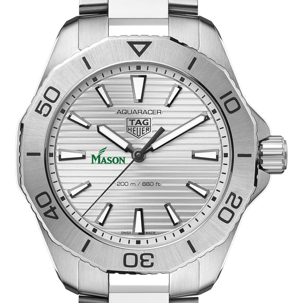 George Mason Men&#39;s TAG Heuer Steel Aquaracer with Silver Dial Shot #1