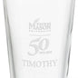 George Mason University 16 oz Pint Glass- Set of 4 Shot #3