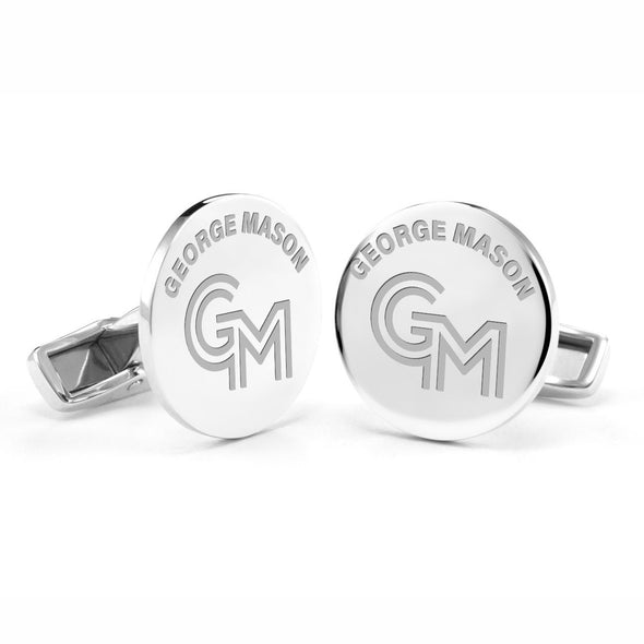 George Mason University Cufflinks in Sterling Silver Shot #1