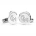 George Mason University Cufflinks in Sterling Silver