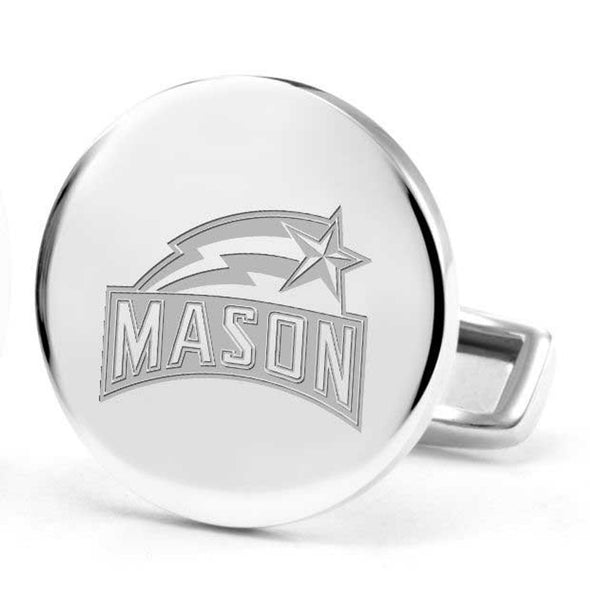 George Mason University Cufflinks in Sterling Silver Shot #2