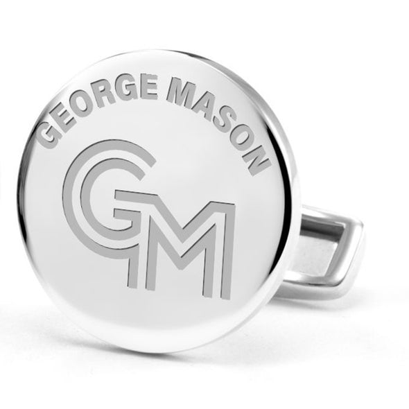 George Mason University Cufflinks in Sterling Silver Shot #2