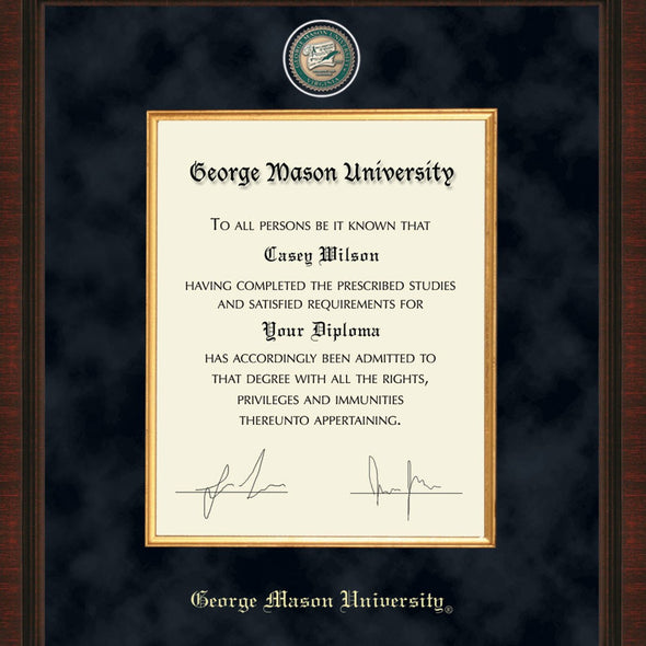 George Mason University Diploma Frame - Excelsior Shot #2