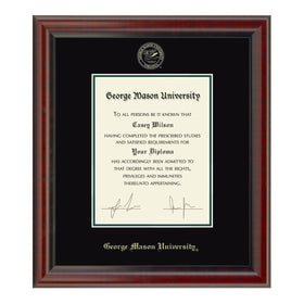 George Mason University Diploma Frame, the Fidelitas Shot #1