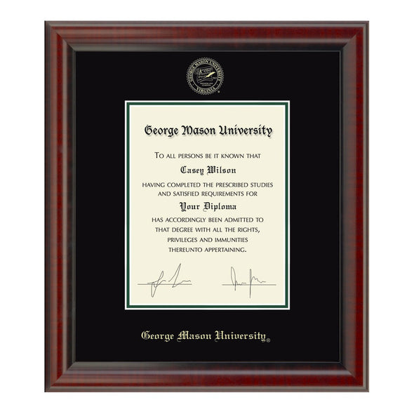 George Mason University Diploma Frame, the Fidelitas Shot #1