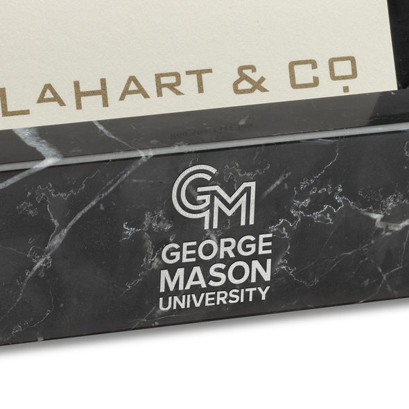 George Mason University Marble Business Card Holder Shot #2