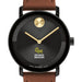 George Mason University Men's Movado BOLD with Cognac Leather Strap
