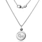 George Mason University Necklace with Charm in Sterling Silver Shot #2
