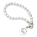 George Mason University Pearl Bracelet with Sterling Silver Charm