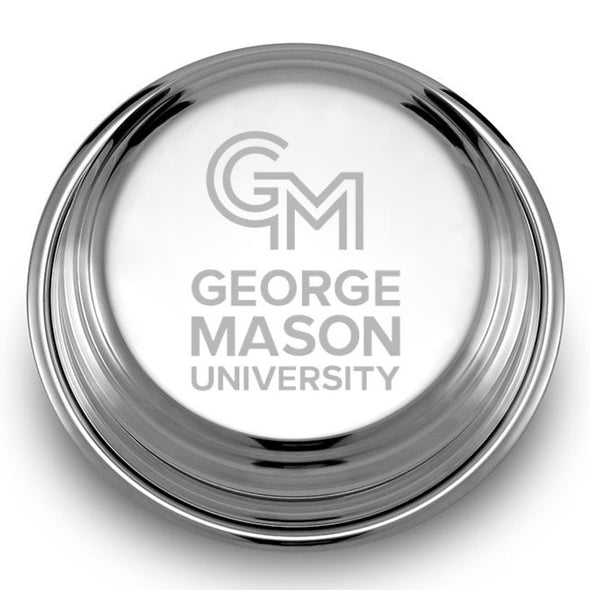 George Mason University Pewter Paperweight Shot #2