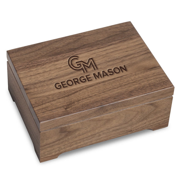 George Mason University Solid Walnut Desk Box Shot #1