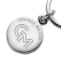 George Mason University Sterling Silver Insignia Key Ring Shot #2