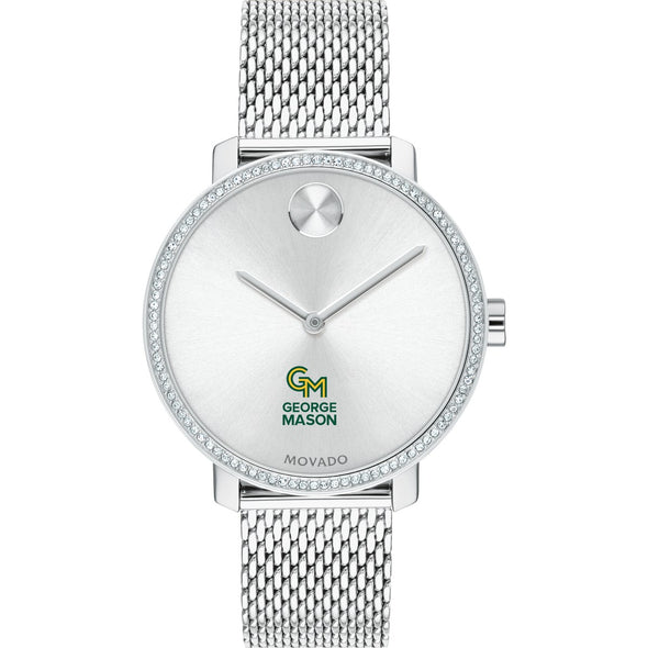 George Mason Women's Movado Bold with Crystal Bezel & Mesh Bracelet Shot #2