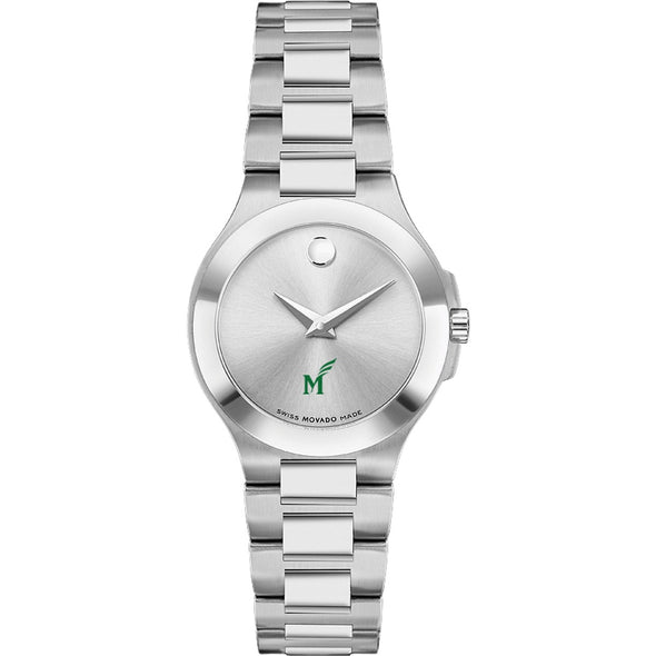 George Mason Women&#39;s Movado Collection Stainless Steel Watch with Silver Dial Shot #2