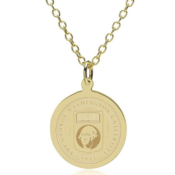 George Washington 18K Gold Pendant & Chain Shot #1