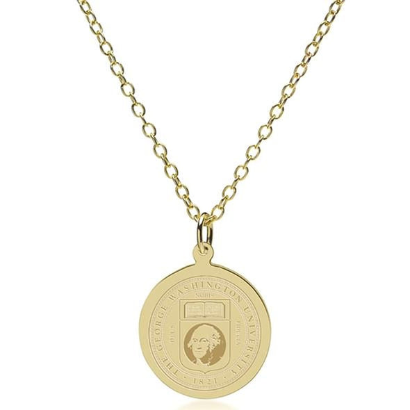 George Washington 18K Gold Pendant & Chain Shot #2
