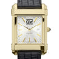 George Washington Men's Gold Watch with 2-Tone Dial & Leather Strap at M.LaHart & Co. Shot #1