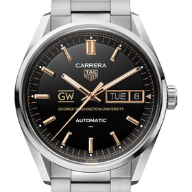 George Washington Men's TAG Heuer Carrera Day-Date Automatic with Black Dial Shot #1