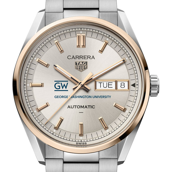George Washington TAG Heuer Carrera Automatic Day-Date 18K 5N Rose Gold Shot #1
