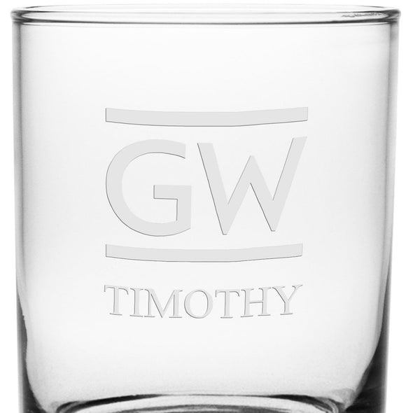 George Washington Tumbler Glasses - Set of 2 Made in USA Shot #3