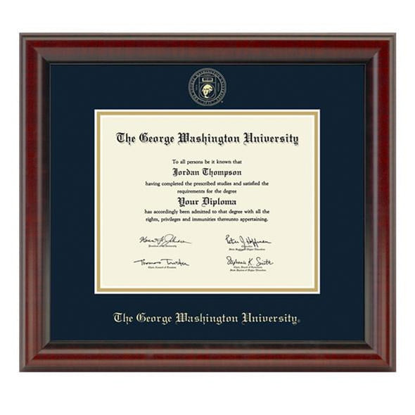 George Washington University Diploma Frame, the Fidelitas Shot #1