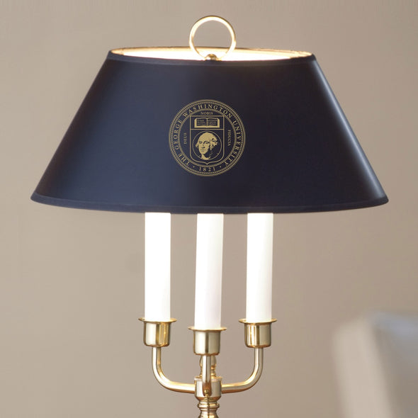 George Washington University Lamp in Brass &amp; Marble Shot #2