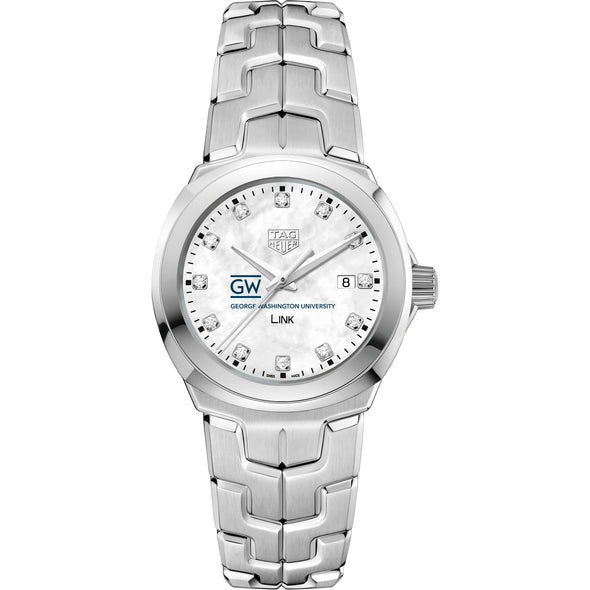 George Washington University TAG Heuer Diamond Dial LINK for Women Shot #2