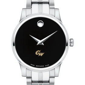 George Washington Women's Movado Stainless Steel Watch with Black Dial Shot #1