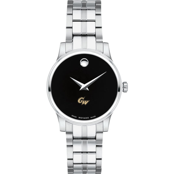 George Washington Women's Movado Stainless Steel Watch with Black Dial Shot #2