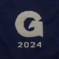2024 Georgetown Class Year Navy Blue and Grey Sweater Shot #4