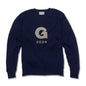 2024 Georgetown Class Year Navy Blue and Grey Sweater Shot #3