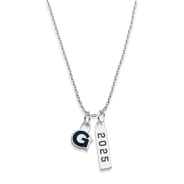 Georgetown Class Year Sterling Silver Necklace Shot #1