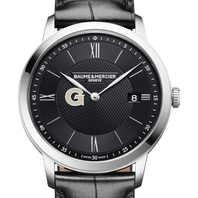 Georgetown Men's Baume et Mercier 40mm Classima Quartz Watch with Black Dial & Black Leather Strap Shot #1