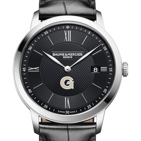Georgetown Men's Baume et Mercier 40mm Classima Quartz Watch with Black Dial & Black Leather Strap Shot #1
