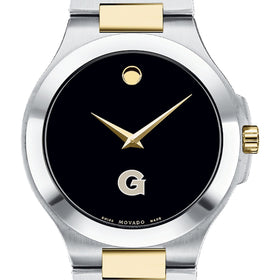 Georgetown Men&#39;s Movado Collection Two-Tone Watch with Black Dial Shot #1