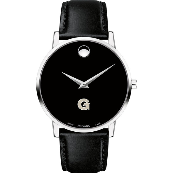 Georgetown Men&#39;s Movado Museum with Leather Strap Shot #2