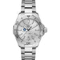 Georgetown Men's TAG Heuer Steel Aquaracer with Silver Dial Shot #2
