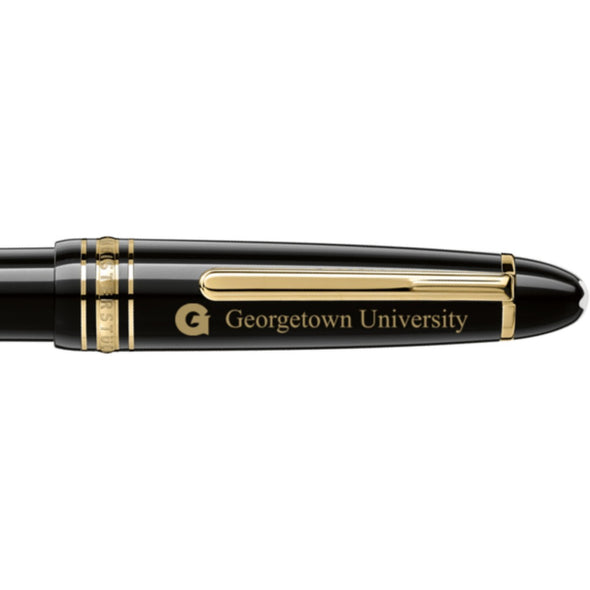 Georgetown Montblanc Meisterstück Midsize Ballpoint Pen in Gold Shot #2