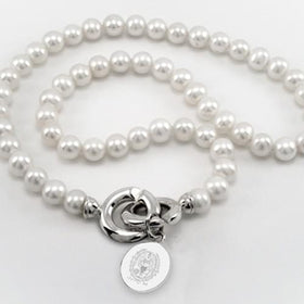 Georgetown Pearl Necklace with Sterling Silver Charm Shot #1