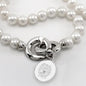 Georgetown Pearl Necklace with Sterling Silver Charm Shot #2