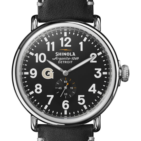Georgetown Shinola Watch, The Runwell 47 mm Black Dial Shot #1