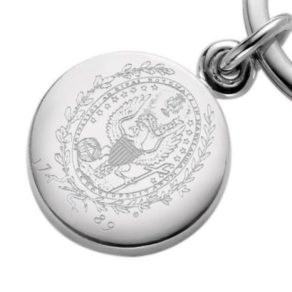 Georgetown Insignia Georgetown Sterling Silver Insignia Key Ring | M.LaHart & Co.