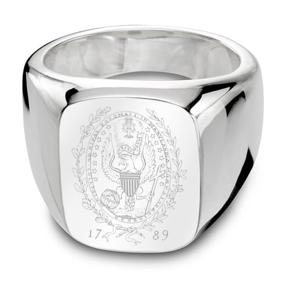 Georgetown Sterling Silver Rectangular Cushion Ring Shot #2