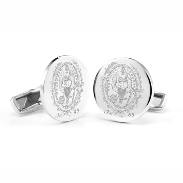 Georgetown University Cufflinks in Sterling Silver Shot #1