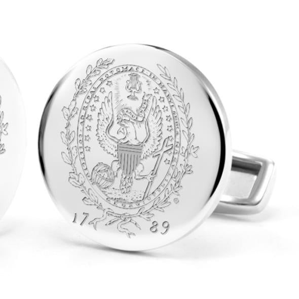 Georgetown University Cufflinks in Sterling Silver Shot #2